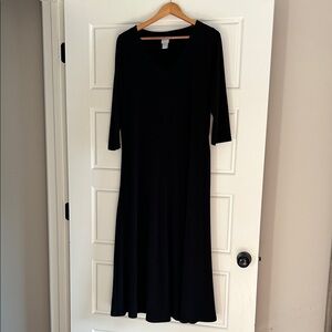 Chico's Classic Black Long Sleeve Dress